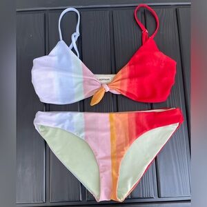 Mara Hoffman Rainbow Bikini Set